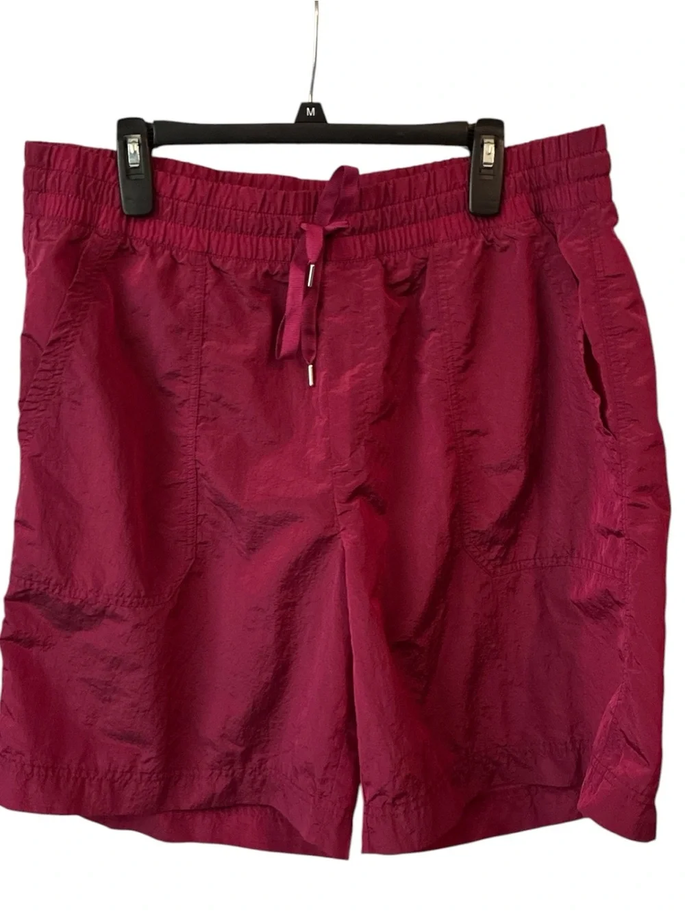 Old Navy Quick Dry Womens Pink Nylon Pull On Bermuda Shorts Size XL - Picture 1 of 7